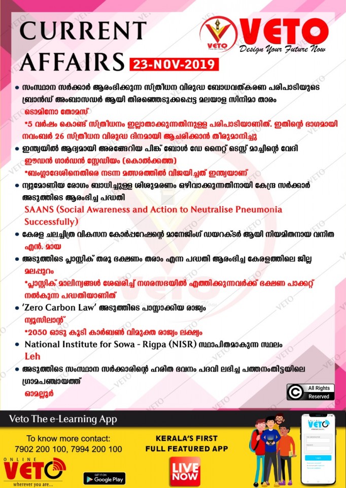 Current Affairs